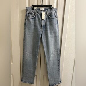 Agolde Light Blue Straight Leg Jeans